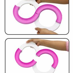 Aditi Toys Infinite Loop Balancing Toy, Creative Track With 1 Bouncing Ball, 8-Shaped Balancing Loop For Kids Above 3 Year image 4
