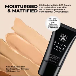 Avon True Color Skin Goodness CC Cream SPF50 - Medium Wheat image 5
