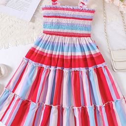 LULU & SKY Striped Fit & Flare Dress-picture-56
