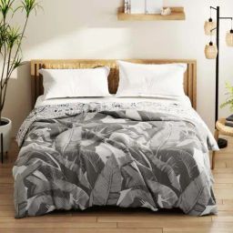 Bianca Denim Feel Grey Fabric 192 TC 150 GSM Double Comforter-23