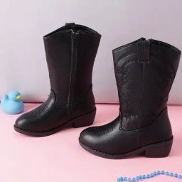 Truffle Collection Kids Black Casual Booties-image-38