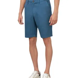 Beverly Hills Polo Club Blue Cotton Regular Fit Shorts-picture-40