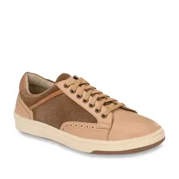 Delize Men's Beige Casual Sneakers-image-8