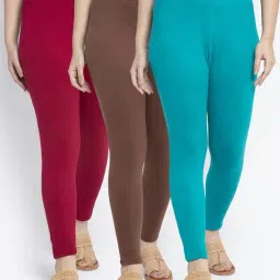 Gracit Multicolor Regular Fit Leggings-image-23