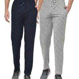Vimal Jonney Multicolor Cotton Trackpants - Pack of 2-image-35