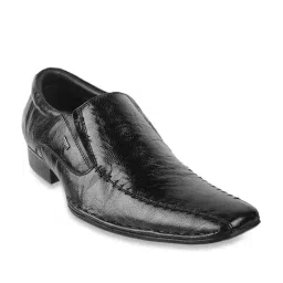 Mochi Men's Carbon Black Formal Moccasins-picture-3