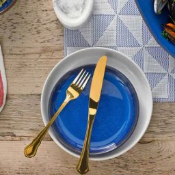 Denby 'Imperial' Navy Stoneware 21 cm Coupe Plate - Set of 1-image-53