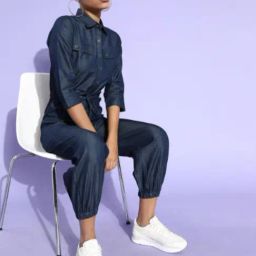Style Quotient Blue Regular Fit Jumpsuit-image-91