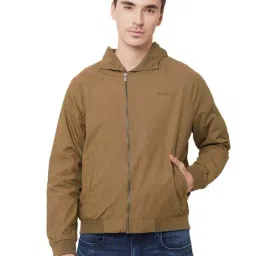 Pepe Jeans Brown Regular Fit Hooded Jacket-30