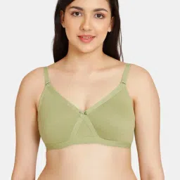 Rosaline by Zivame Green Wireless Non Padded T-Shirt Bra-image-32
