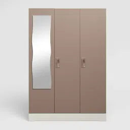 Godrej Interio Slimline Portabella Matte Alloy Steel 3-Door Almirah-image-77