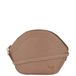 Baggit Beige Solid Medium Sling Handbag-image-30