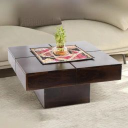 Ikiriya Montreal Dark Brown Wood Coffee Table Dark Walnut Finish-image-77