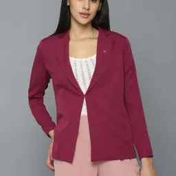 Allen Solly Pink Regular Fit Blazer-picture-29