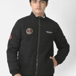 Crimsoune Club Kids Black Printed Full Sleeves Jacket-image-30