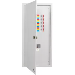 Havells 12 Way Double Door Vertical Loadline Distribution Board, DHDLVDRWGOFO12-40