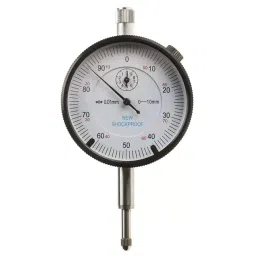 RS PROMetric Plunger Dial Indicator, , 0.01 mm Resolution With UKAS Calibration, 1925877-38