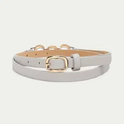 Ginger by Lifestyle Grey Casual Belt For Women-image-48