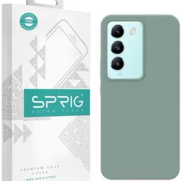 Sprig Back Cover for Vivo Y200e 5G (Green)-image-90