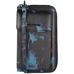 Van Heusen Black Printed Zip Around Wallet For Women-11