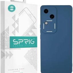 Sprig Back Cover for Vivo v30 (Blue)-31