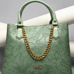 Rocia Green PU Solid Handheld Handbags For Women-image-86