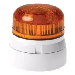 Klaxon Flashguard QBS Series Amber Flashing Beacon, 110 V AC, Surface Mount, Xenon Bulb, QBS-0003-picture-12