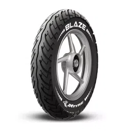 JK Tyres Blaze BA23 90/100-10 Tyre and Tube Fitted for Scooter-image-82