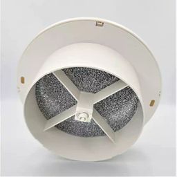 Astberg 100 mm (4 inch) Fan Size ABS Plastic White 3 Step Diffuser With Dust Filter image 4