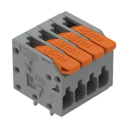 Wago TERMINAL BLOCK, WIRE TO BRD, 4POS, 16AWG, 2601-1104-image-59