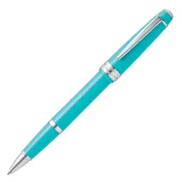 Cross BAILEY Polished Chrome Light Teal Roller Ball Pen (Black), AT0745-6-image-93