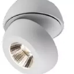 Noble Electricals 12 W White LED Sway Surface Downlight Warm White NE-DL-SW-12-47