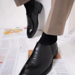 McCoy Men's Black Slip-On Shoes-picture-21