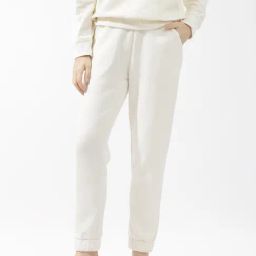 RAREISM Beige Blended Solid Trackpants-image-62