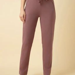 Van Heusen Mauve Cotton Relaxed Fit Trackpant-picture-38