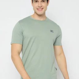 Duke Pista Green Slim Fit Printed T-Shirt-image-24