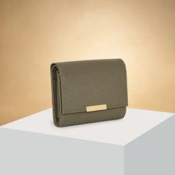 Forever Glam by Pantaloons Green Textured Tri-Fold Wallet For Women-28