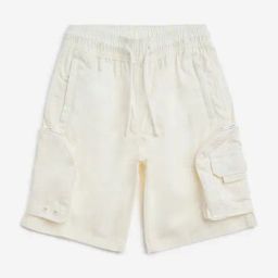 Y&F Kids by Westside Off-White Cargo-Style Mid-Rise Cotton-Blend Shorts-picture-25