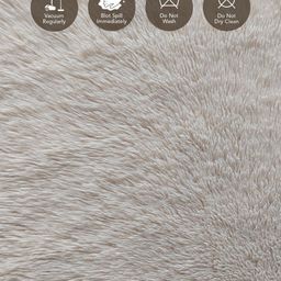OBSESSIONS Cream Printed Anti-Static Floor Runner image 4