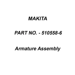 Makita 220-240 V Armature Assembly for BO4555, Part No 510558-6-picture-0