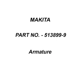 Makita 240 V Armature for MT450, Part No 513899-9-picture-15