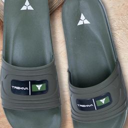Trekiva Men Olive EVA Flip Flops-image-61