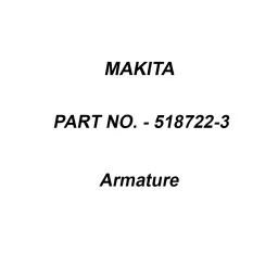 Makita 115 V Armature for TW1000/B, Part No 518722-3-picture-12