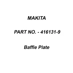 Makita Baffle Plate Suitable For 9047, Part No 416131-9-image-80