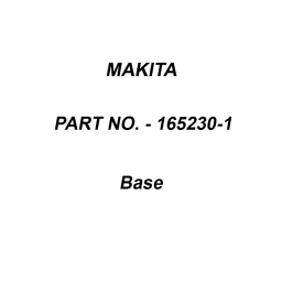 Makita Base Suitable For 2414NB, Part No 165230-1-picture-43