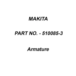 Makita 115 V Armature for 9553B, 9553NB/B, Part No 510085-3-image-40