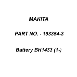 Makita Battery BH1433 (1-), Part No 193354-3-picture-25