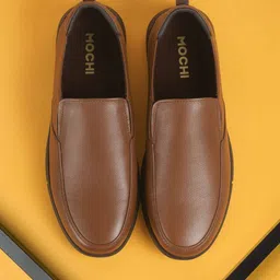 Mochi Men Leather Formal Slip-Ons-image-98