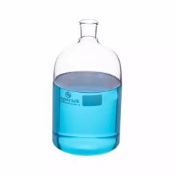Supertek 250 ml Clear Borosilicate Glass 3.3 Tooled Neck Solution Bottle, 12.129.0250-30