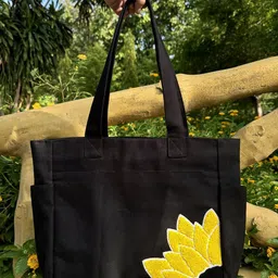 TSANTA Floral Structured Tote Bag-image-89